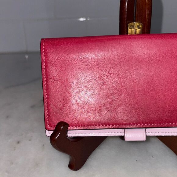 Coach Leather Checkbook Case Wallet - Picture 5 of 14